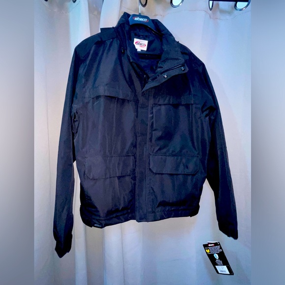 Elbeco Ultimate Utility: Black Waterproof Work Jacket - Picture 1 of 7